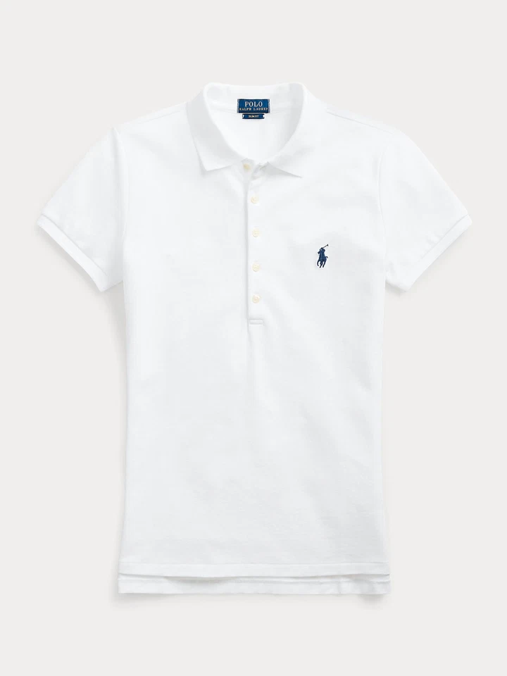 Polo Ralph Lauren  slim-fit  Polo da Donna Manica Corta 5 bottoni - Immagine 3 di 4