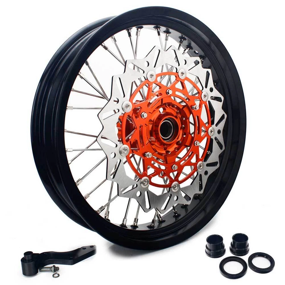 17" Jantes Roues Moyeu Disque frein set pour KTM SX SXF EXC F XC 125-530 300 250 - Photo 2/4