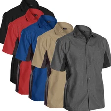 All Purpose Utility Work Shirt, Short Sleeve with Cool Vent Side Panels CC128