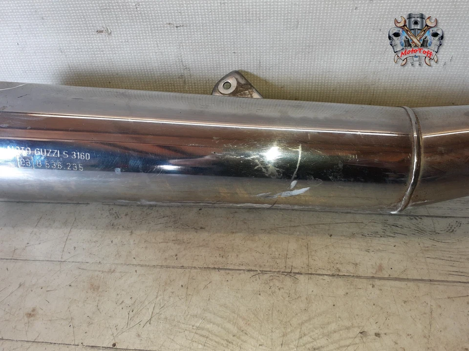 SILENCIEUX ECHAPPEMENT DROIT GUZZI 750 NEVADA DE 2000 à 2004 - REF : 125 - Photo 3/4