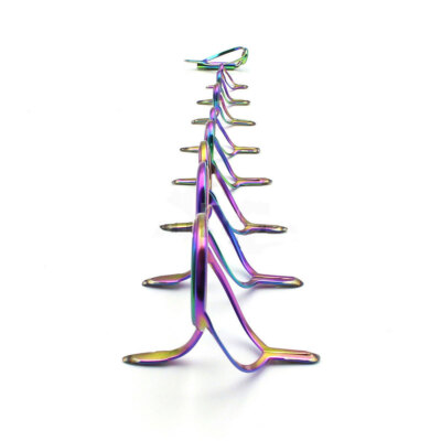 #ad 9 PCS Rainbow Casting Fishing Rod Guides Rod Building and repair Line Eyelet $14.29