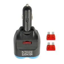 Car Cigarette Lighter Socket Splitter 2 Way Dual USB QC3.0 Charger Power Adapter