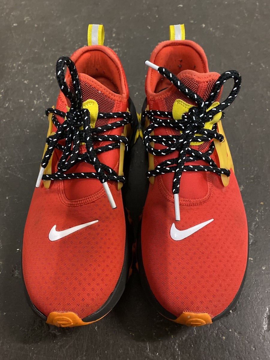 nike react presto black orange