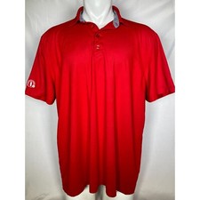 Chick-Fil-A Red Oobe Performance Employee Work Polo Shirt Men's XXL
