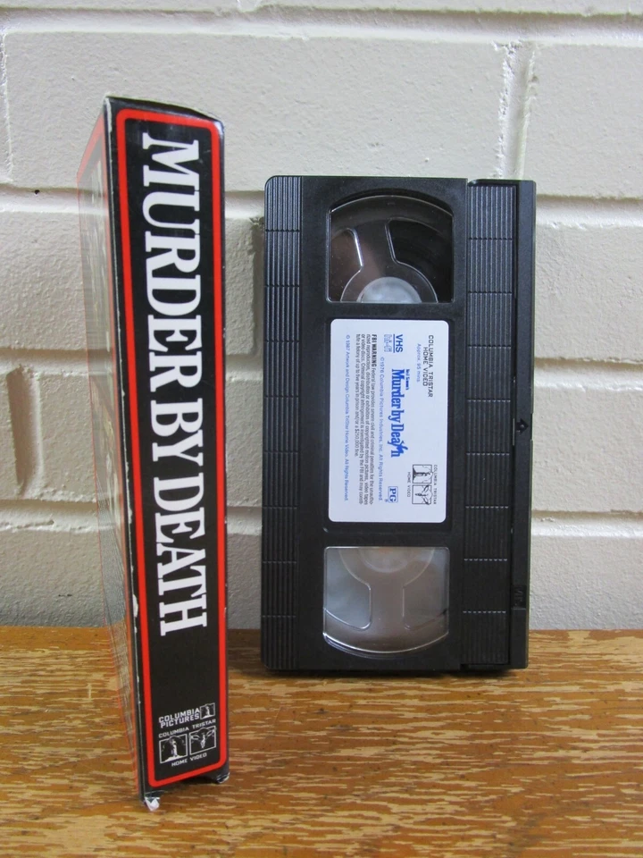 Neil Simon's Murder By Death Peter Sellers Maggie Smith Comedy Movie VHS Tape - Image 3 of 4