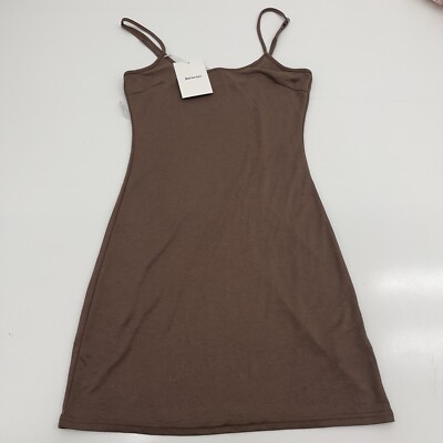 Find Me Now Brown Mini Slip Dress Women s Size XS