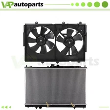 Radiator and Cooling Fan Kit For 2003 2004 2005 2006 Mitsubishi Outlander