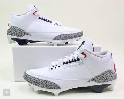 Jordan 3 Alpha Menace Howard HU Player Exclusive Nike Football Cleats Size 11-12