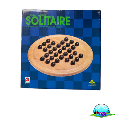 Spiel Solitaire Massivholz - Bartl- Vollständig