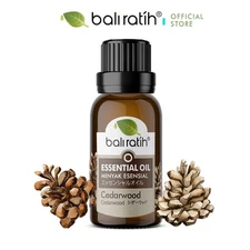 BALI RATIH Cedarwood Pure Essential Oil 20ml Natural Aromatherapy Relaxation