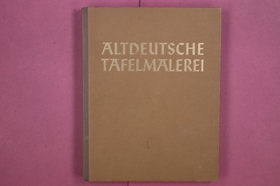 309226 Friedrich Winkler ALTDEUTSCHE TAFELMALEREI F. Bruckmann KG HC