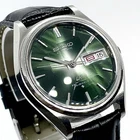 Vintage 1972 Seiko Lord Matic 5606-7071 Rare Green Sunburst Dial 23J Automatic