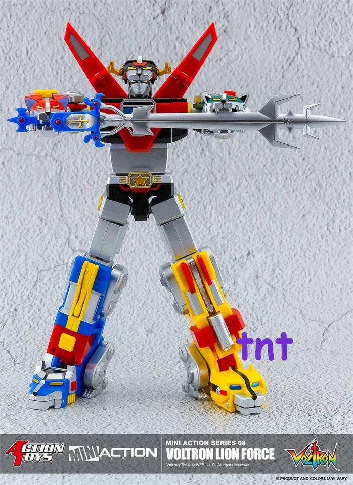 Juguetes de acción en stock Mini Action Voltron - Lion Force con piezas adicionales Foto 4 de 4
