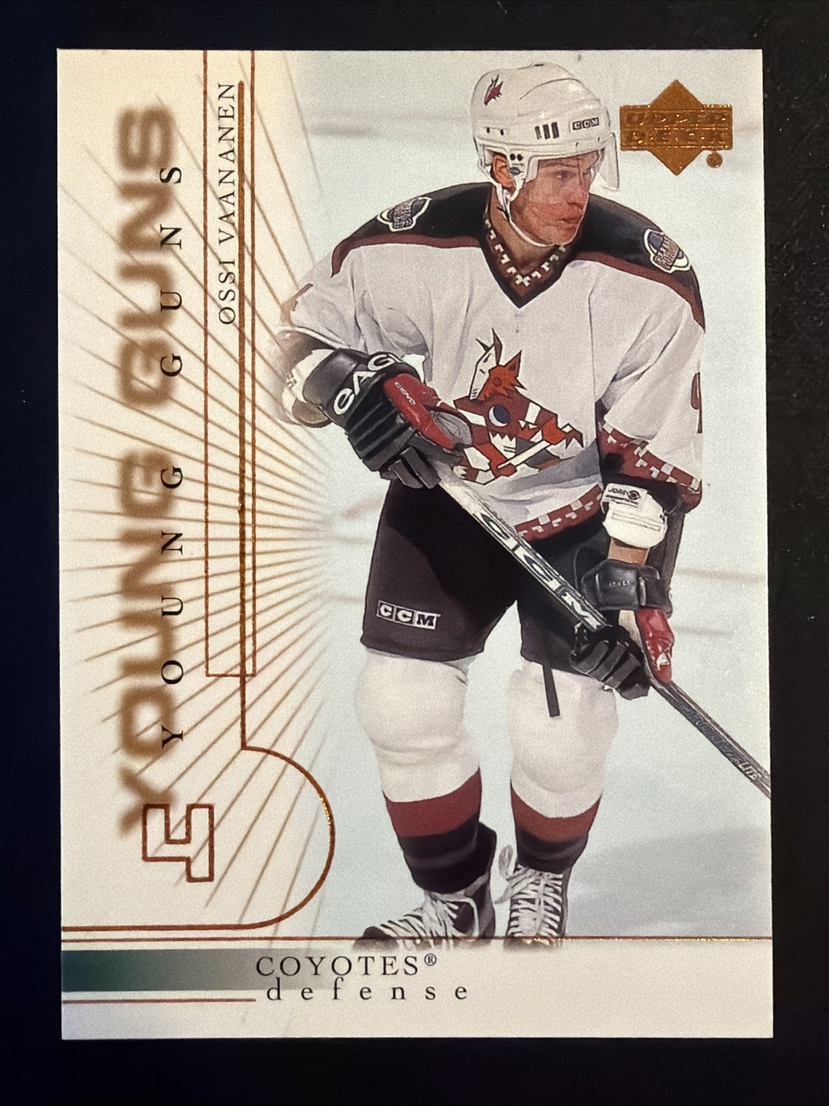 2000-01 Upper Deck Young Guns Rookie Rc #425 Ossi Vaananen