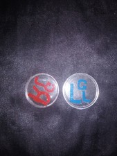 X-ray Markers Red And Blue With Initials GL One Set.