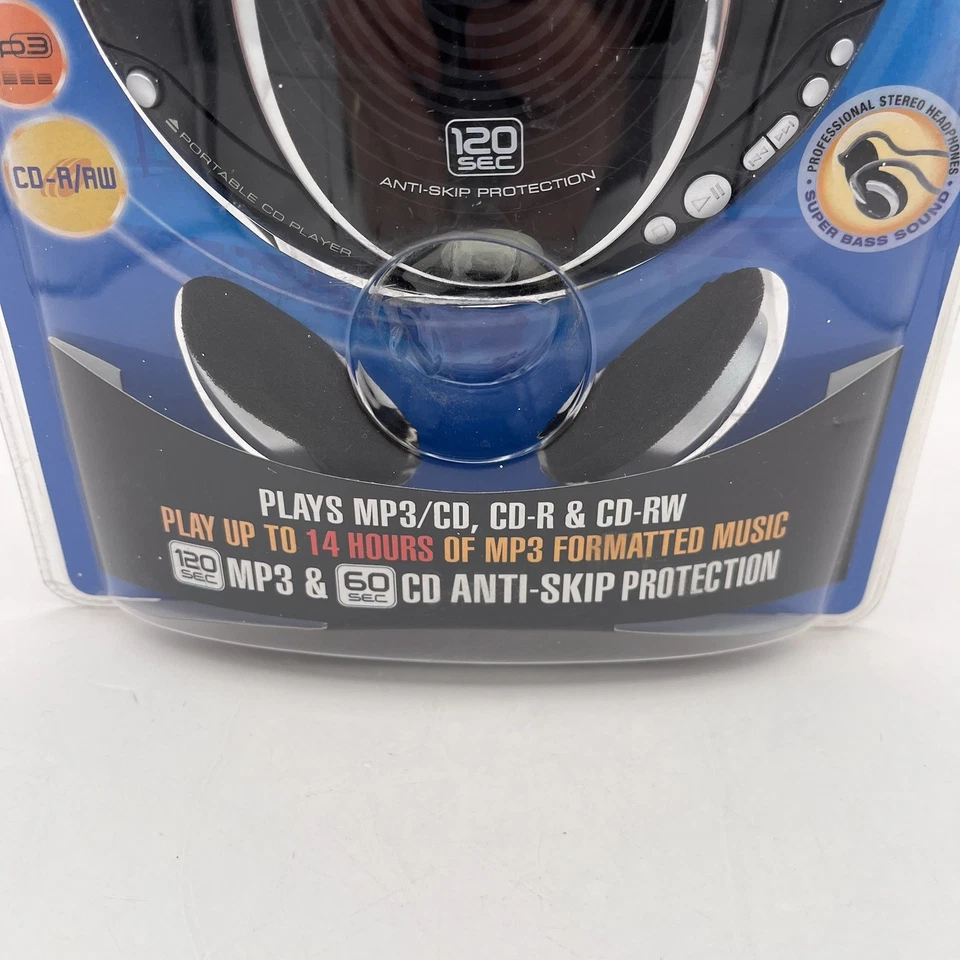 Coby MPCD521 MP-CD521 Personal MP3 CD Player Portable Audio Player NEW SEALED - Image 2 of 4