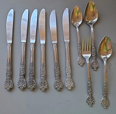 Versailles Stainless Dinner Knife Flatware Merchandise Service Japan 13 Pc Set
