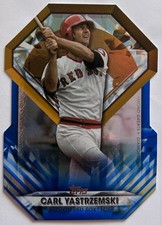 Carl Yastrzemski 2022 Topps Diamond Greats Blue Retail Parallel Die-Cut DGDC-7 