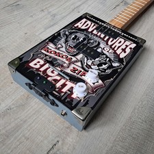 cigar box guitar C B G 3 Cordes  Électro-acoustique