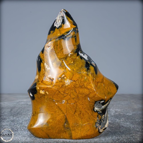Natürliche Jaspis-Chalcedon Kristallflamme - 948,07g - Bild 6 von 9