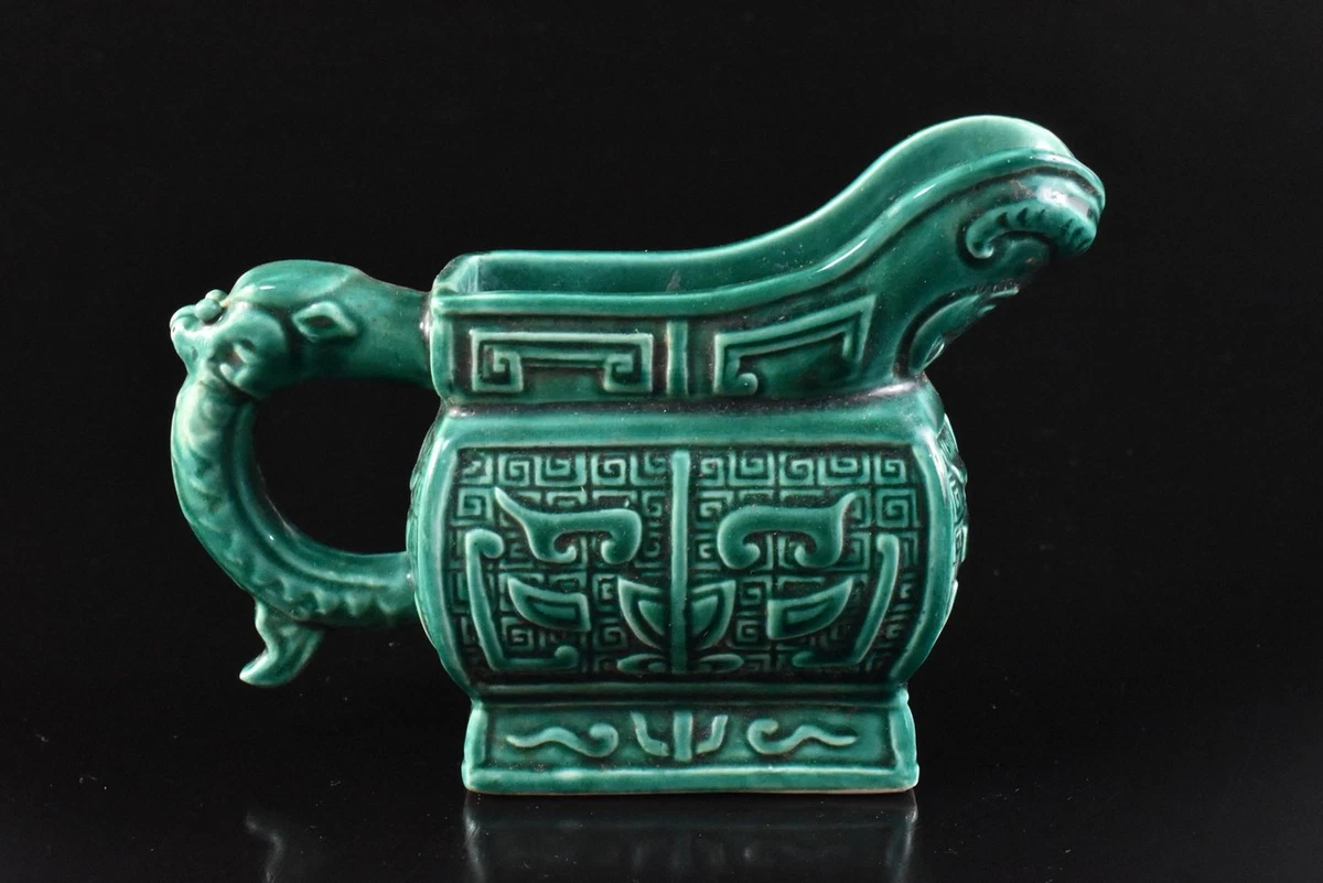 绿色陶瓷中国古董香炉| eBay