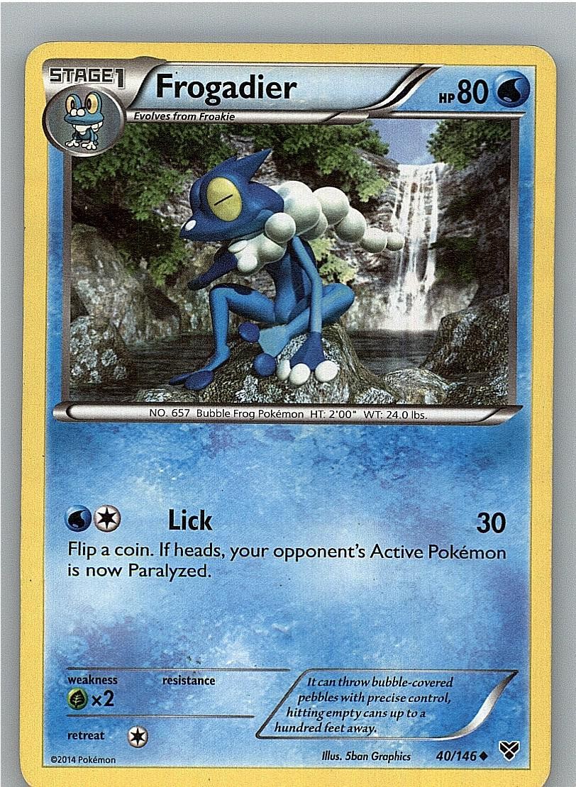 Frogadier 40/146 Uncommon XY Base Set Pokemon Lightly Played