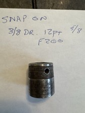 Vintage Snap-on F-200 5/8" Socket 12 Pt 3/8" Drive 1940.