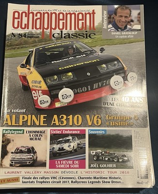 Auspuff Classic 84 Dezember 2017 Alpine A310 V6 Gr5 Factory Colin McRae VHC