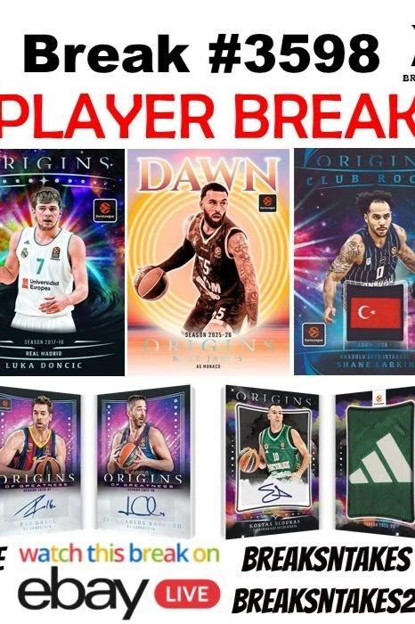 Break #3598: 2025-26 Panini Origins Euroleague Basketball Hobby CASE PYP
