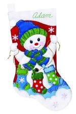 Snowman Felt Stocking Kit