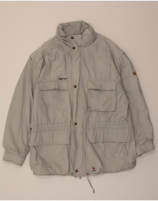 ELHO Mens Utility Jacket IT 52 XL Grey Polyester AO10