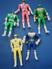 1993 Bandai Mighty Morphin Power Rangers Flip-Head Figures,LOT OF 5