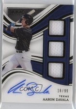 2023 Panini Immaculate 16/99 Aaron Zavala #PTS-AZ Auto 13u1