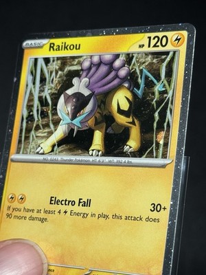 FART WHOLE SWIRL    Raikou 048/132 Mega Evolution Cosmos Holo Pokemon  3