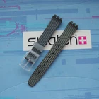 Swatch  12 mm  80s Plastic Ladies Watch Replacement Strap Band Blue Bay