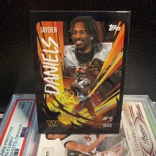 2025 Topps Chrome Ultra-Violet Football Jayden Daniels #5 UV-19  *CASE HIT*