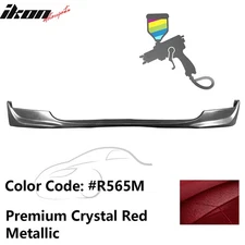 Fits 04-09 Honda S2000 AP2 2DR OE Front Bumper Lip PU #R565M Premium Crystal Red