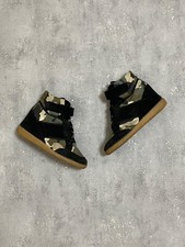 Vintage Y2K Women's Isabel Marant Style Wedge High Top Sneakers Size EU 38