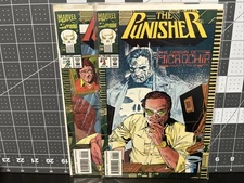 Punisher The Origin of Microchip #1-2 Complete Series Set 1993 Marvel Comics Lot