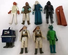 Vintage Star Wars 3.75" Kenner 8 Figure Lot Luke Greedo Bib Ackbar Weequay Droid