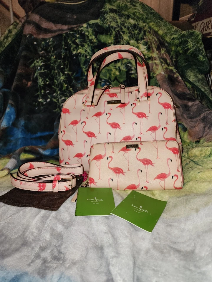 Bolso de Mano Kate Spade New York Rosa Flamenco Felix Newbury Lane Bolso Cartera Foto 2 de 4