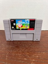 Kirbys Avalanche Super Nintendo SNES Game Cartridge 1995 Authentic Vintage