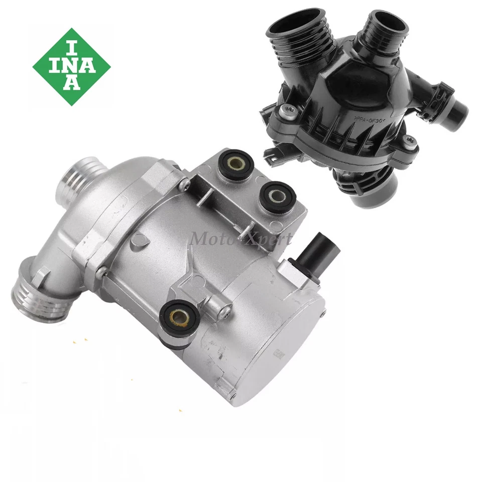 11517586925 OEM INA Electric Water Pump with Thermostat for 2007-08 BMW X3 X5 Z4 - Image 2 of 4