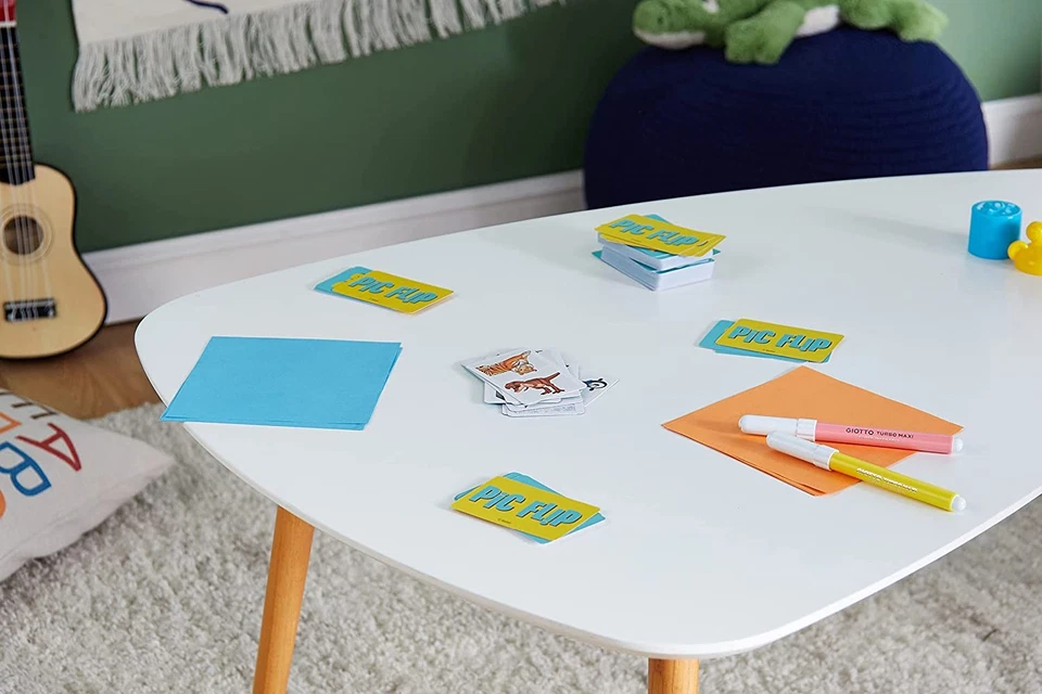 Mattel Games- Pic Flip Juego de Cartas para Niños, Multicolor (GKD70) Flip Pic - Imagen 4 de 4