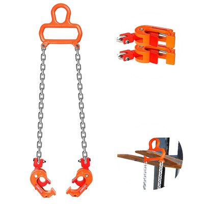 Updated Chain Drum Lifter 2200 lbs Load Capacity Works Great with Fork Lifts... 