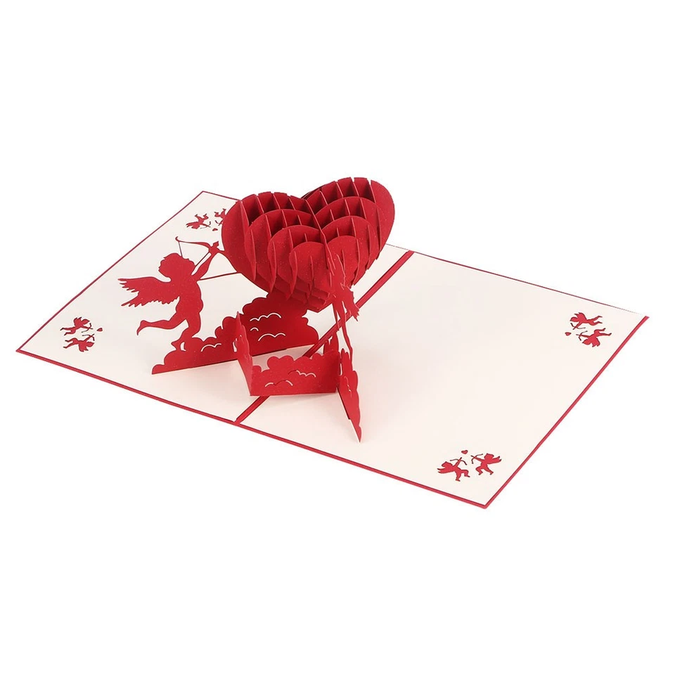 Carte De Voeux D'amour Cartes Bénédiction Affectueuses À Message - Photo 1/4