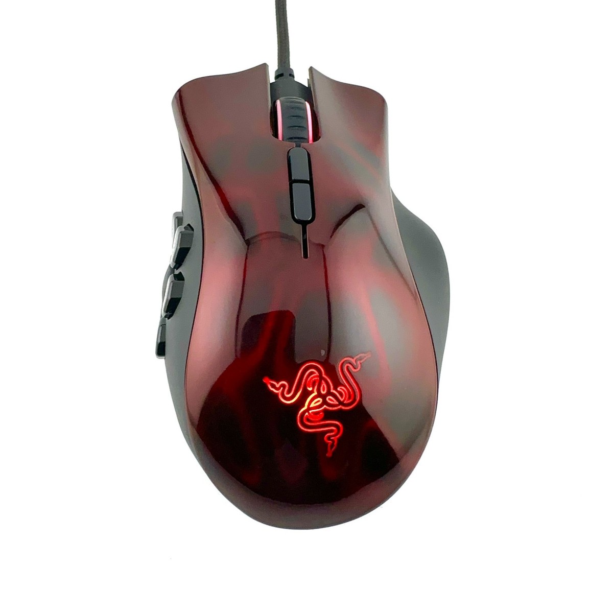 Razer Naga Hex Wraith Red Laser Gaming Mouse (RZ01-0075