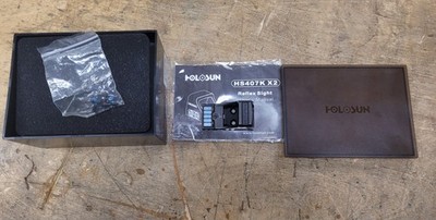 Holosun Classic Open Reflex Optical Red Dot Sight HS407K X2