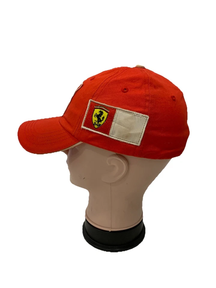 Gorra de carreras vintage Ferrari Fila roja logotipo de la Scuderia sombrero ajustable idea 07795836 Foto 3 de 4