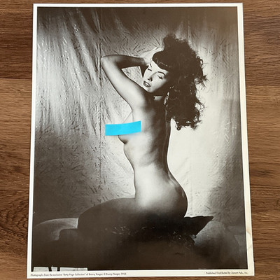 Original Betty Page Raw & Exposed 11x14 B&W Photo Bunny Yeager 1954 Zanart Pub 5